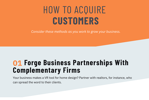 Infographic: How to Acquire Customers