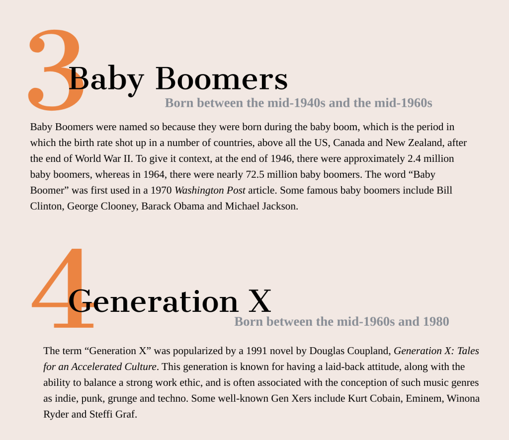 generational segmentation program