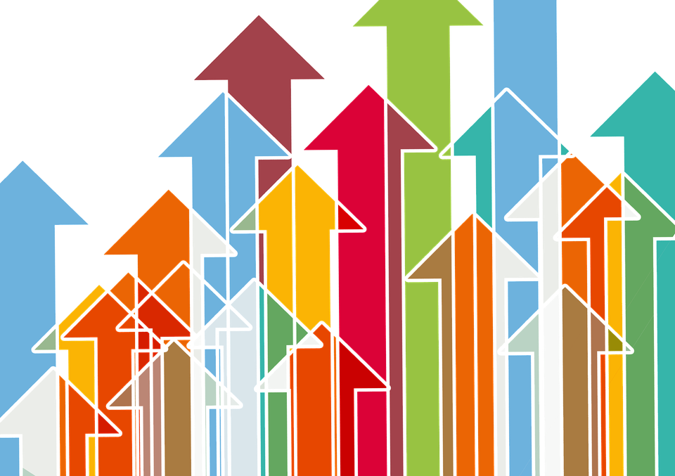 Image representing a growth graph of a startup.