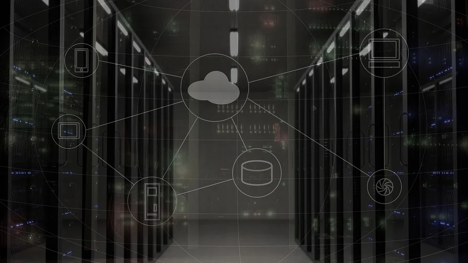 Image representing financial data management stored on a cloud computing system.