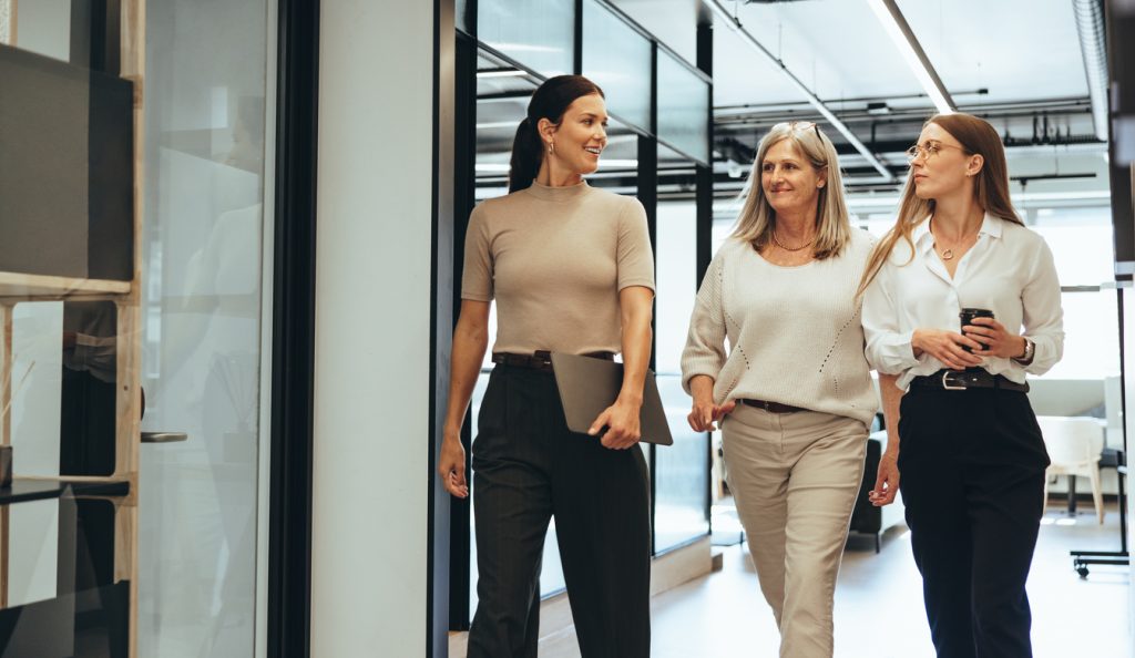 3 workers thrive with women-centered employee benefits.