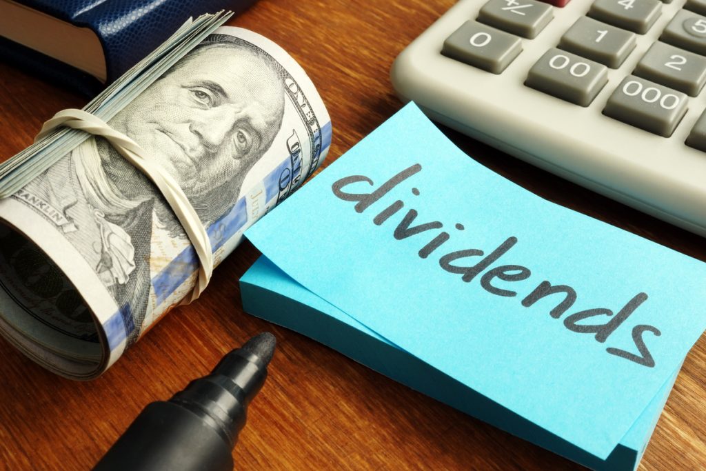 Dividend calculation in progress.