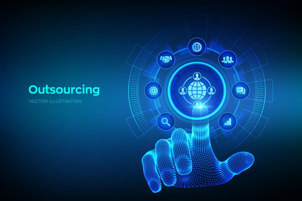 Illustration of outsourced accounting