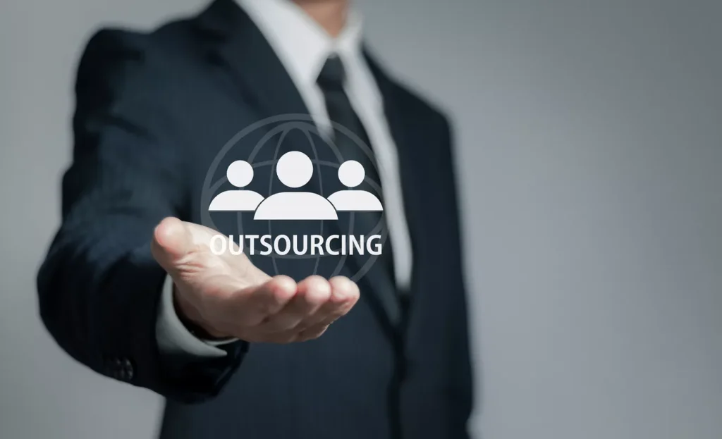 Illustration of outsourced accounting services