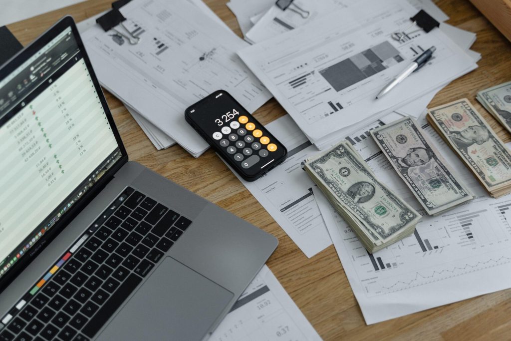 Illustration of outsourced accounting services.