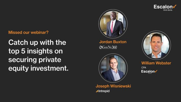 Escalon Webinar: 5 Key Takeaways on Private Equity Investment