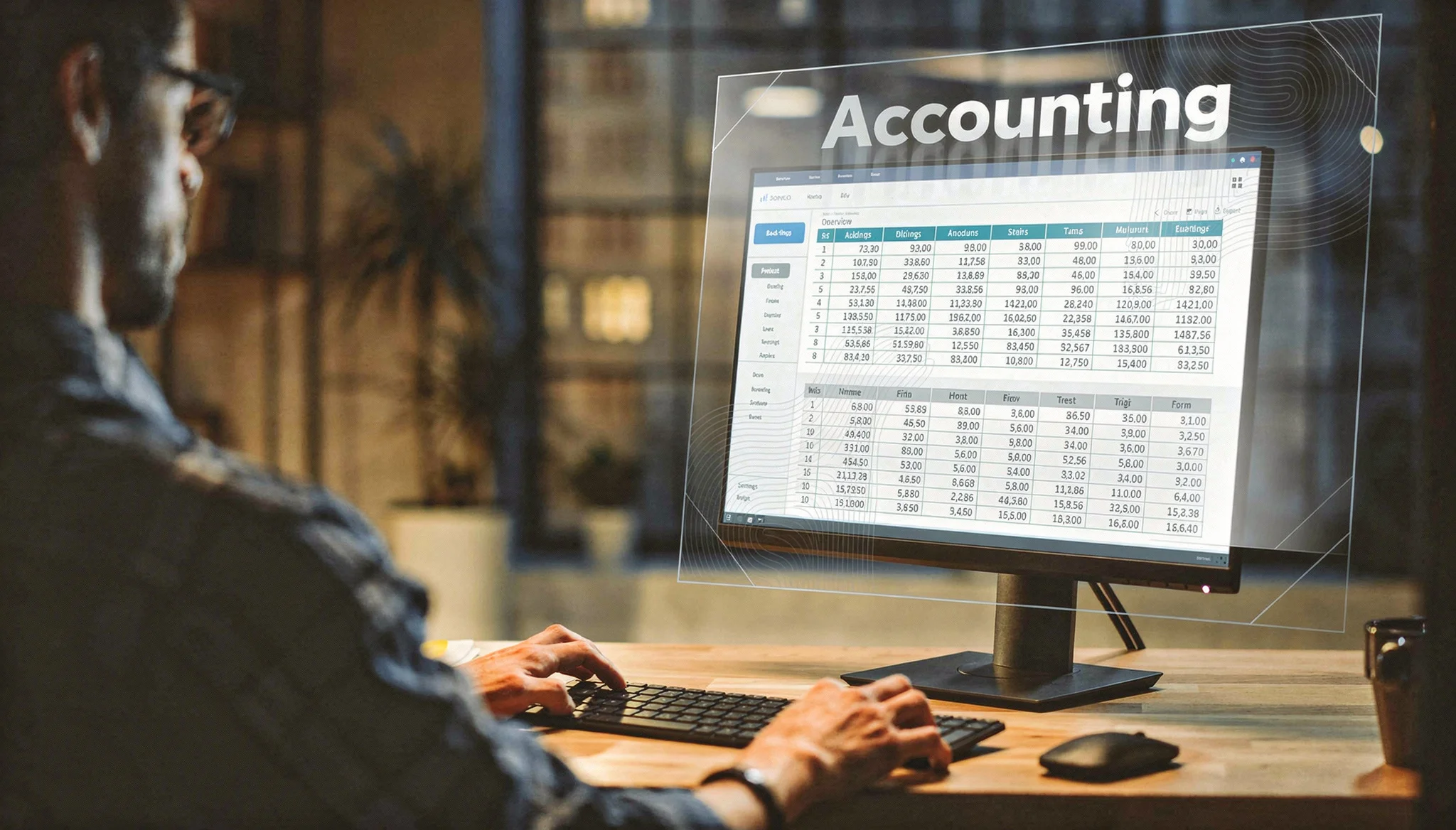 Outsourced accounting team handling bookkeeping and year-end reporting
